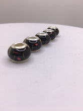 Handmade European Lampwork Large Hole Beads 4mm Hole Beads Jewelry Making 5pcs